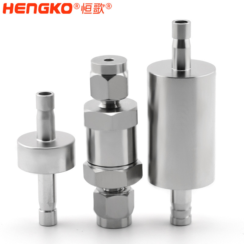 316L不銹鋼防爆氫氣回火防止裝置氣體管道呼吸閥阻火器