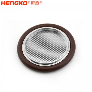 真空管道系統(tǒng)NW50定心篩網(wǎng)環(huán)_不銹鋼多層絲網(wǎng)燒結濾芯濾片