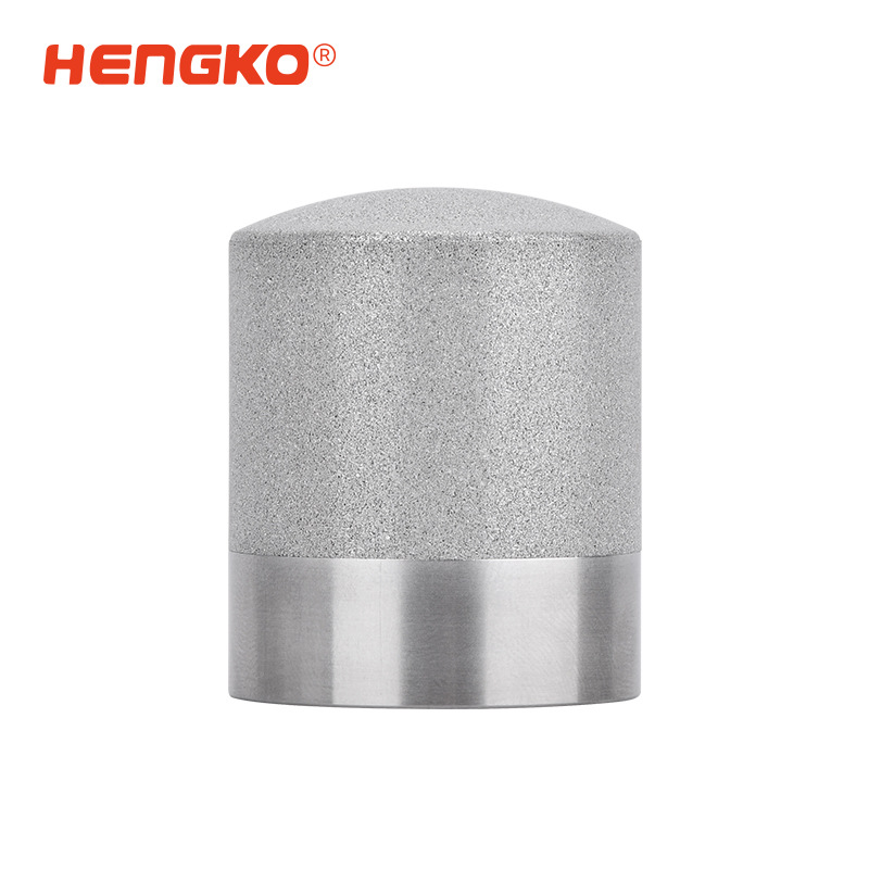 無縫一體耐高溫耐腐蝕透氣微孔螺紋316L不銹鋼燒結(jié)保護罩28.5*H42